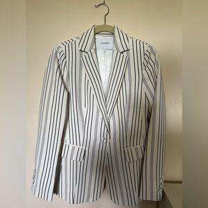 FRAME Striped Blazer size 4- Jacket only, No pants included